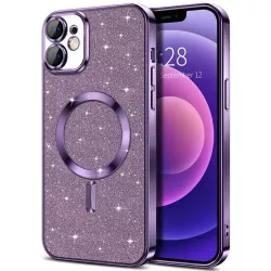 Cover iPhone 15 Viola Glitterata