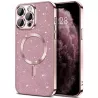 Cover iPhone 15 Rosa Glitterata