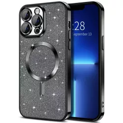 Cover iPhone 15 Nera Glitterata