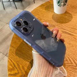 Cover iPhone 15 Blu con Paraurti
