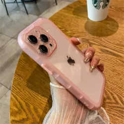 Cover iPhone 15 Rosa con Paraurti