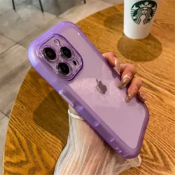 Cover iPhone 15 Viola con Paraurti