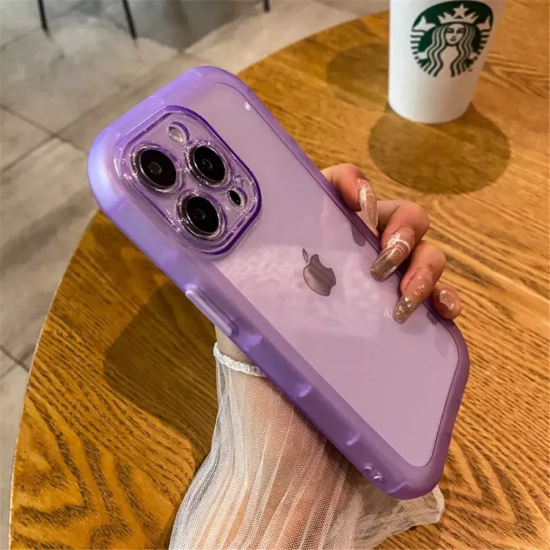 Cover iPhone 15 Viola con Paraurti Cover iPhone 15 Viola con Paraurti