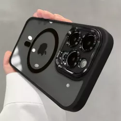 Cover iPhone 15 Nera con Paraurti Plus