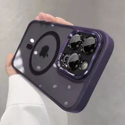 Cover iPhone 15 Viola con Paraurti Plus
