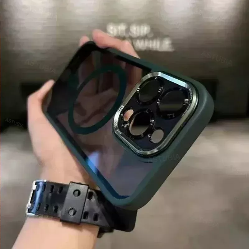 Cover iPhone 15 Verde con Paraurti Plus Cover iPhone 15 Verde con Paraurti Plus