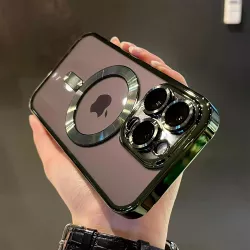 Cover iPhone 15 Verde Lucida