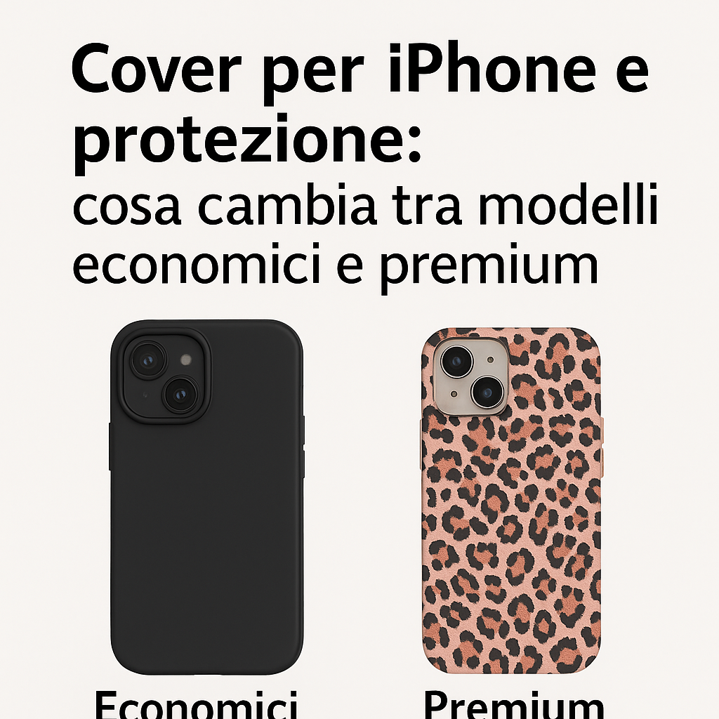 Cover per iPhone e protezione: cosa cambia tra modelli economici e premium