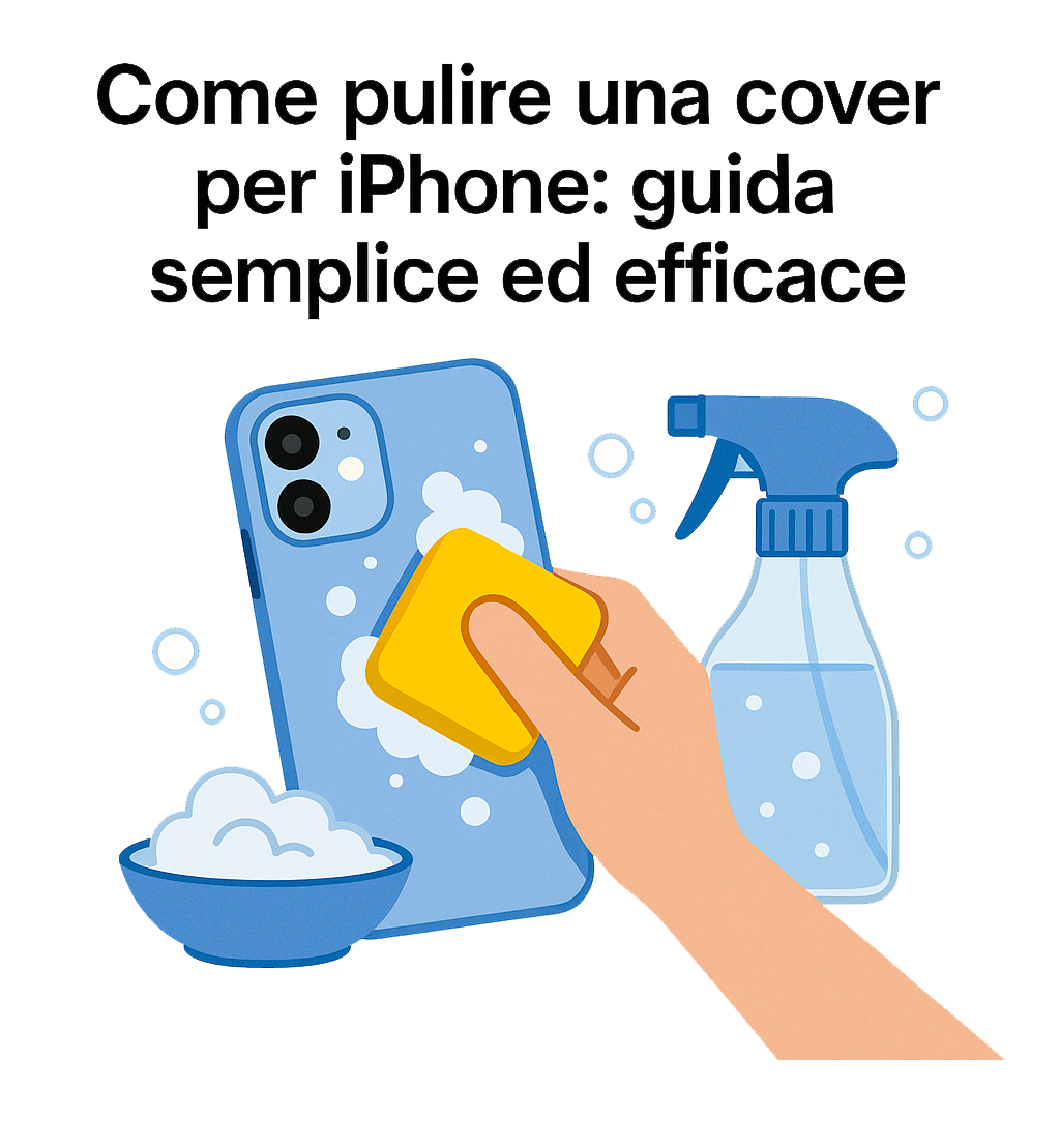 Come pulire una cover per iPhone: guida semplice ed efficace