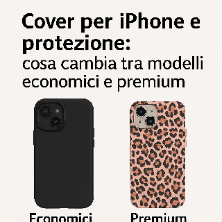 Cover per iPhone e protezione: cosa cambia tra modelli economici e premium